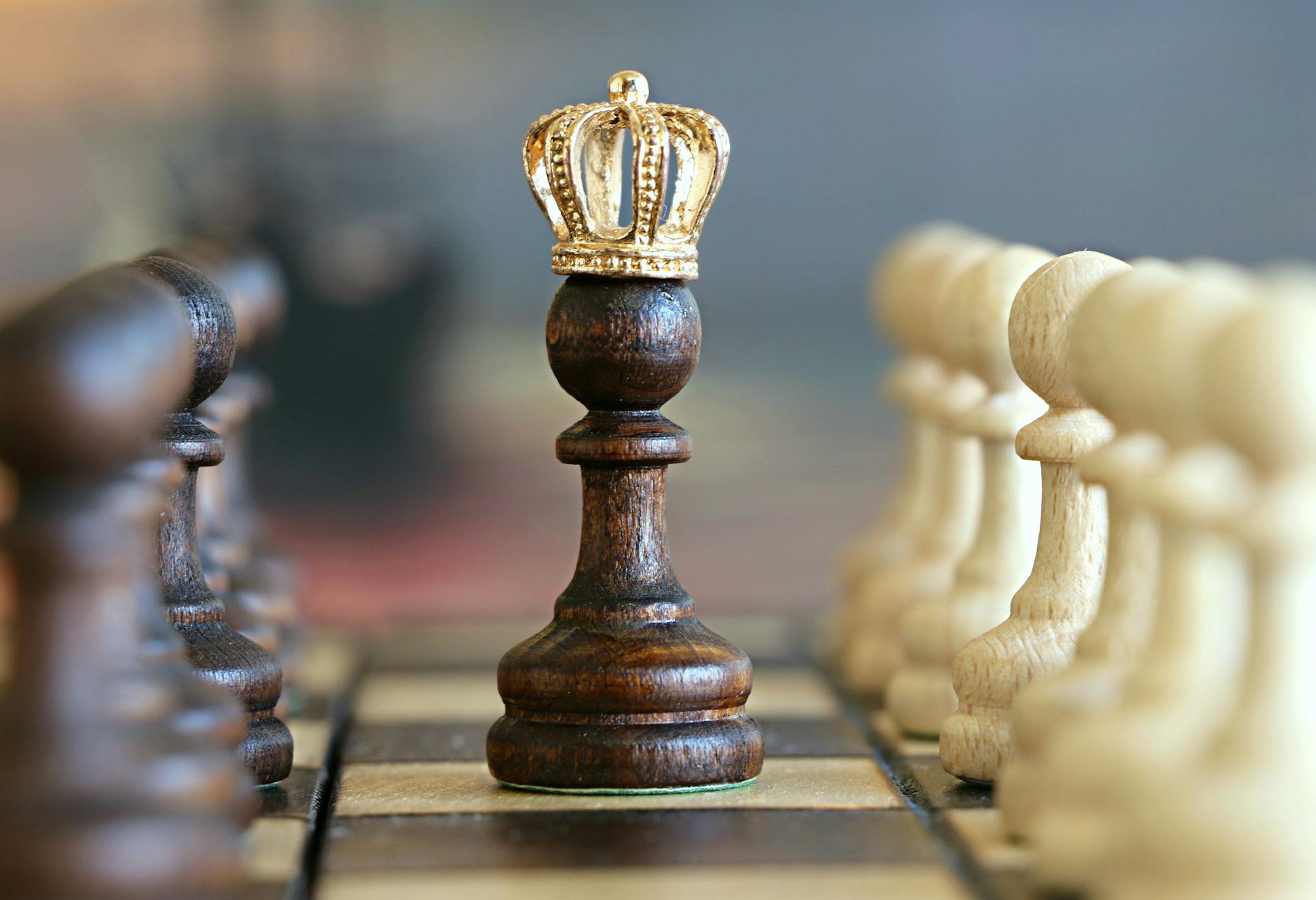 pawn with crown